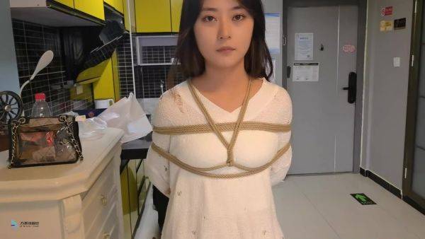 Chinese Girl In Long Dress In Bondage - txxx.com - China on systemporn.com