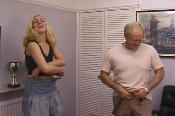 Busty Blonde Honey Gets Her Twat Pounded By A On The Desk - Hot Rod - hclips.com - Usa on systemporn.com