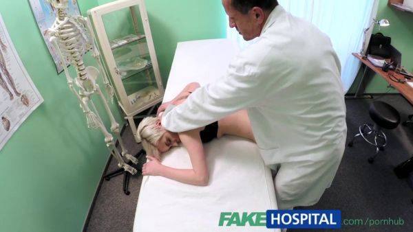 Tattooed blonde gets drilled hard by her fakehospital doctor - sexu.com on systemporn.com