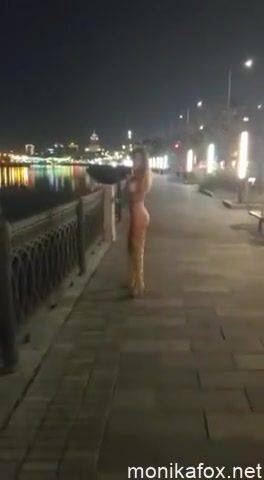 Nude Monika Fox Walking Through The City At Night - Monikafox - hotmovs.com on systemporn.com