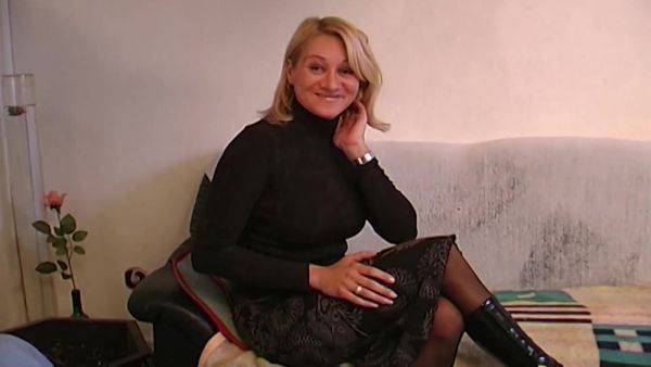 A Busty Blonde Milf From Germany Gets Her Amazing Tits Sprayed With Cum - tubepornclassic.com - Germany on systemporn.com