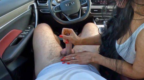 Outdoor fucking in the car with a stranger - anysex.com on systemporn.com