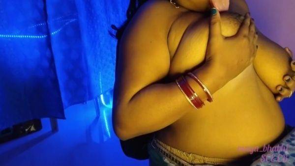 Hot Sensuous Bhabhi Girl Fulfills Her Sex Desire By Opening Her Clothes, Pressing Her Boobs And Drying Her Boobs - desi-porntube.com - India on systemporn.com