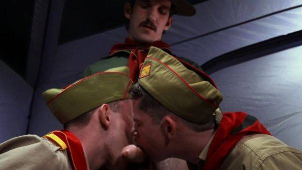 ScoutBoys DILF scoutmaster seduces and barebacks two scouts - drtuber.com on systemporn.com