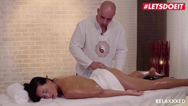 Anna Rose - Czech Brunette Oiled Up For Intense Massage Sex - videomanysex.com - Czech Republic on systemporn.com