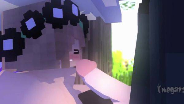 Minecraft porn cartoon with blowjob in public - anysex.com on systemporn.com