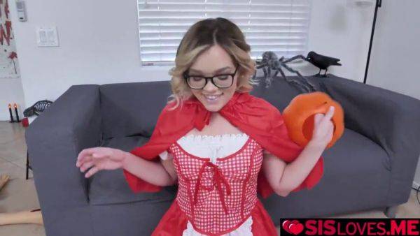 Katie Kush gets her tight ass drilled by Brother Loves candy stick on Halloween night - sexu.com on systemporn.com