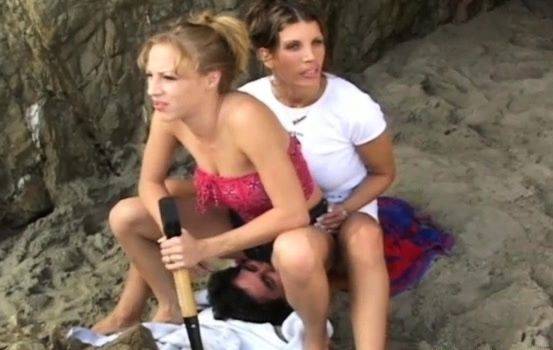 Cute chicks dominating a boy by sitting on his face - drtuber.com on systemporn.com