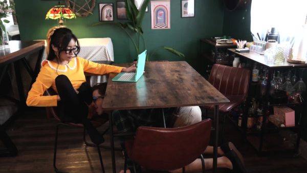 Stepbrother making Jade Kimiko cum as he licks her pussy - drtuber.com on systemporn.com