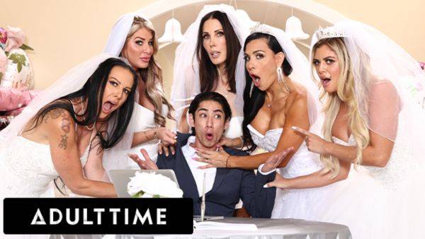 ADULT TIME - Big Titty MILF Brides Discipline Big Dick Wedding Planner With INSANE REVERSE GANGBANG! - txxx.com on systemporn.com