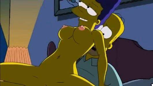 Homer and Marge fucking in the Night - FamousToonsFacial - drtuber.com on systemporn.com