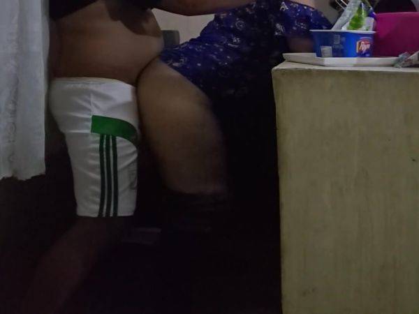 Maid Delivers Ass In The Kitchen - desi-porntube.com - India on systemporn.com