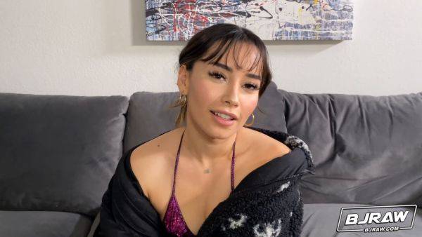 Aria Lee's petite frame gets a BJRAW in a BTS interview - sexu.com on systemporn.com