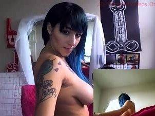 Big boob brunette masturbates on webcam - drtuber.com on systemporn.com