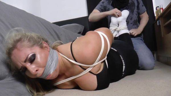 Kellie tied up and gagged - upornia.com - Britain on systemporn.com