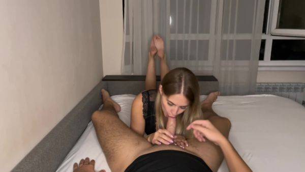 Babe Loves Sucking Big Dick. Massive Cumshot - upornia.com - Russia on systemporn.com