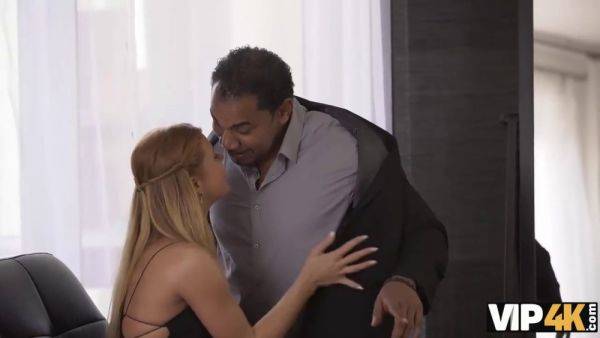 Chrissy Fox's tight pussy stretched by massive black cock in VIP4K video - sexu.com on systemporn.com