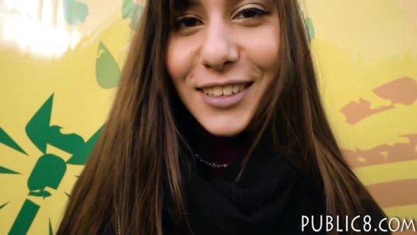 Lovely Amateur Euro Girl Gets Nailed In Public For Cash - hclips.com on systemporn.com