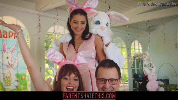 Avi Love gets naughty and fucks her stepuncle in Easter Bunny costume - sexu.com on systemporn.com