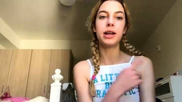 Solo Amateur Blonde Teen Homemade Pussy Masturbation - drtuber.com on systemporn.com