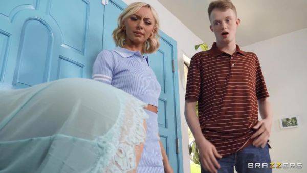 Dashing Cherie DeVille gives the young man her and Chloe Temple's pussy - anysex.com on systemporn.com