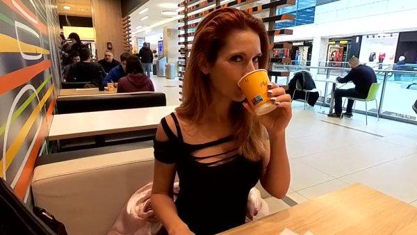 Public Cum Drinking In A Mall, Then Wait 20 Min In A Line With Sperm In Mouth To Order A Coffe Tasty - videohdzog.com on systemporn.com