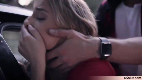 His Cute Blonde Gf Loves To Fuck Outdoors By The Road - hotmovs.com on systemporn.com