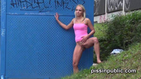 Watch these horny barbies risk their lives for WC in public and pee in the city center - sexu.com on systemporn.com