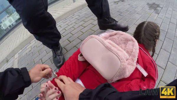 Cindy Shine gets drilled hard by two horny cops in a rough office sex tape - sexu.com on systemporn.com