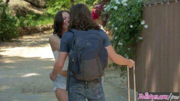 Aidra Fox cheats on her husband with a poolboy and gets wet and wild in lingerie & silk panties - sexu.com on systemporn.com