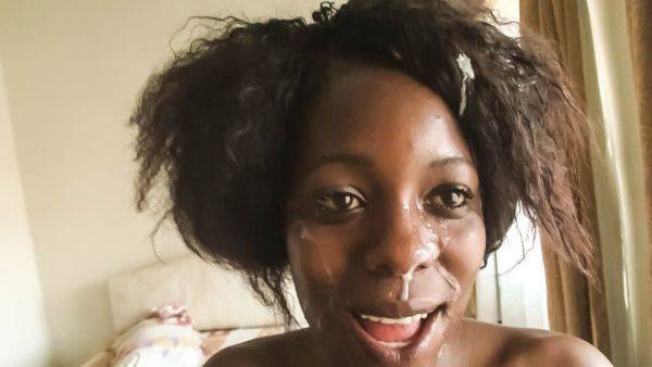 Black Beauty Facial Cumshot After Rough Anal Casting by White Agent - txxx.com on systemporn.com