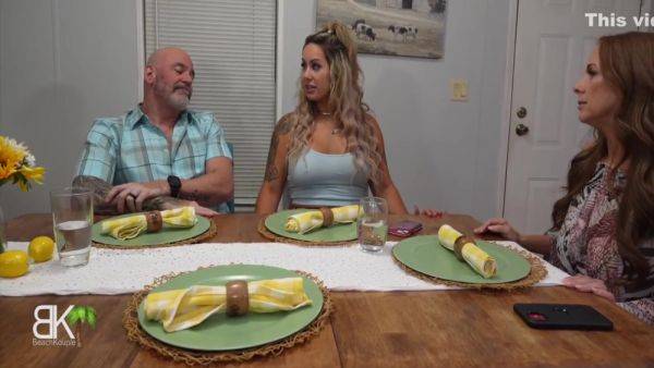 Misty Meaner, Scott Trainor And Kymber Leigh - Misty Likes To Tease Stepdad At The Table 9 Min - hotmovs.com on systemporn.com