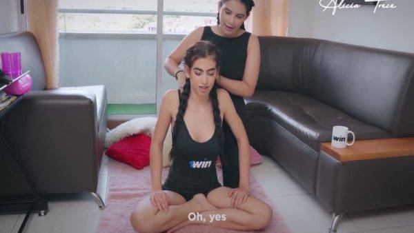 A Teacher Takes Advantage Of Her Student In A Tantric Yoga Class - hotmovs.com - Colombia on systemporn.com