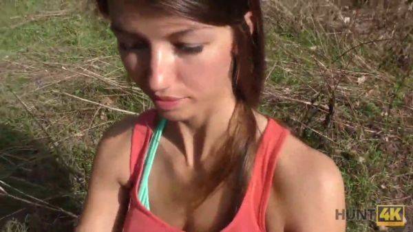 Check out this stunning Euro teen with soft skin getting her tight asshole drilled in wild outdoor sex - sexu.com on systemporn.com