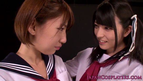 Kinky Miyanaga and Hisa Takei indulge in some hot lesbian action at Kiyosu - sexu.com - Japan on systemporn.com