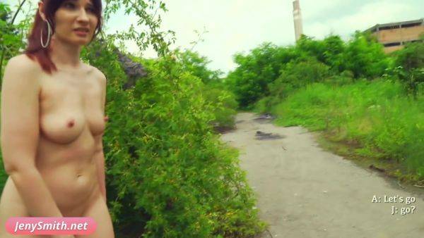 Hot Woman Walking Naked On The Old Plant - Jeny Smith - videohdzog.com on systemporn.com