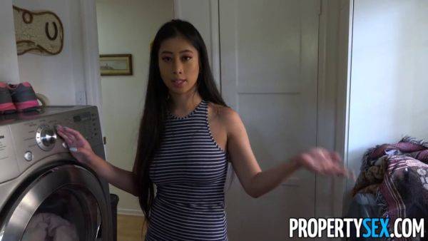 Hot Asian agent with big tits fucks client in HD video - sexu.com on systemporn.com