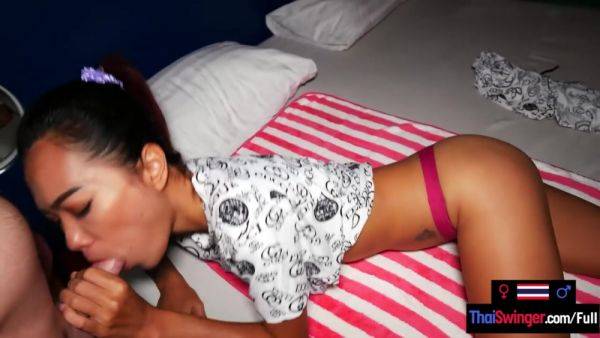 Amateur Thai teen big cock sucking and fucking on camera for money - hotmovs.com - Thailand on systemporn.com