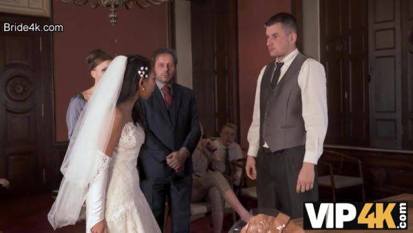 VIP4K. Couple starts fucking in front of the guests after wedding ceremony - hotmovs.com on systemporn.com