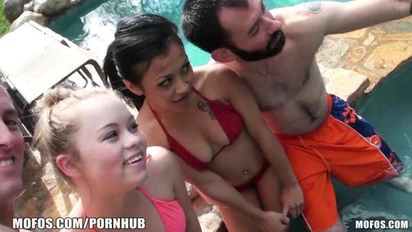 Madison Chandler's bikini-clad friends get frisky in a steamy threesome - sexu.com on systemporn.com