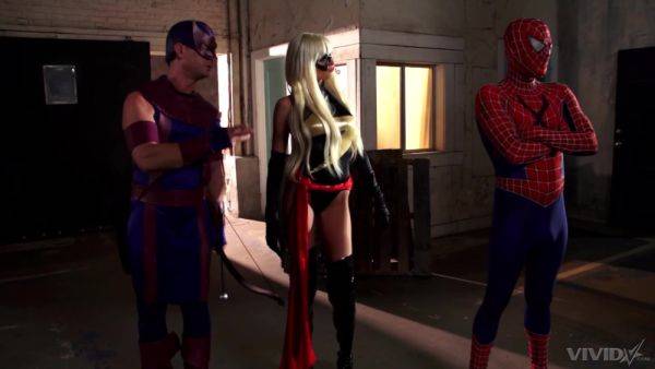 Extreme DC role play with Spider Man to ruin some good pussy - xbabe.com on systemporn.com