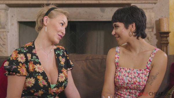 Brunette Babe Cheating on her Blonde Lesbian Partner: Brooklyn Gray’s Girlfriend Finds Her Some Side Dick - Brooklyn Gray - xhand.com on systemporn.com