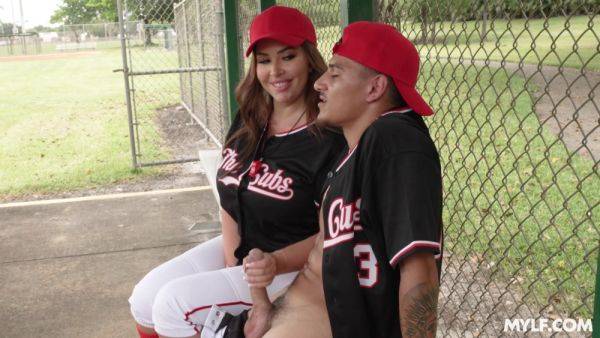 Big ass soccer mom plays with the young Latino cock and fucks like a goddes - hellporno.com on systemporn.com