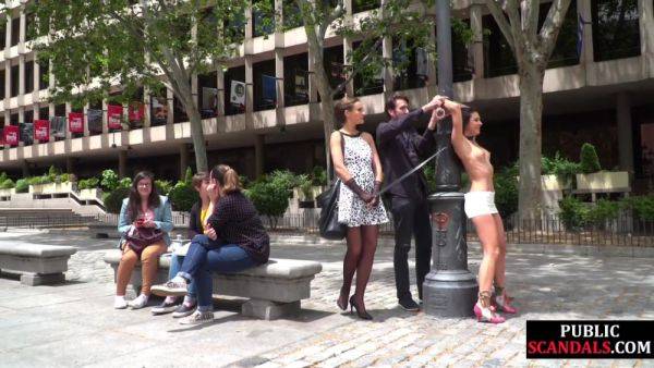 Bdsm Public Babe Humiliated Outdoor By Master And Domin - videohdzog.com on systemporn.com