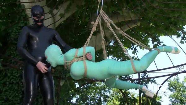 Latex-Clad MILF's Outdoor Adventure - Big Tit Lucy - porntry.com on systemporn.com