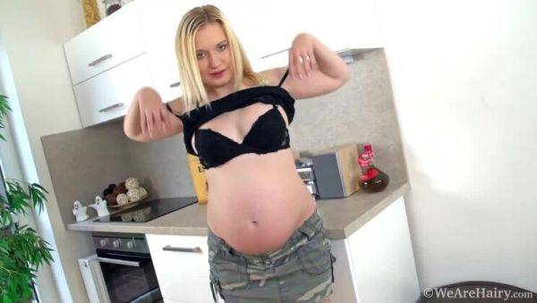 Jessica Hard's X-Rated Kitchen Striptease, Pregnancy Exposed - porntry.com on systemporn.com