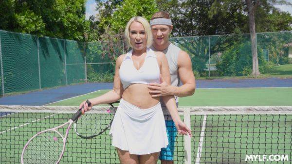 Aloud blonde wife fucks with her tennis coach - xbabe.com on systemporn.com