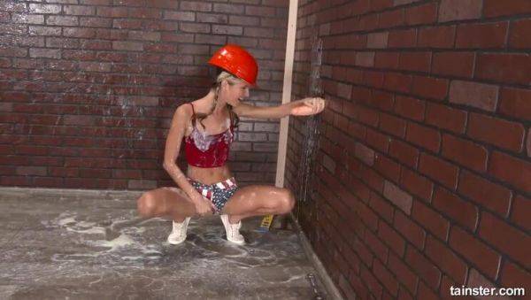 Blonde Female Construction Worker Seeking Load - Gina Gerson - porntry.com on systemporn.com