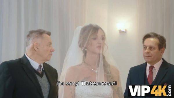 VIP4K. Olivia Sparkle in a wedding dress and veil caught on camera fucking - hotmovs.com - Czech Republic on systemporn.com