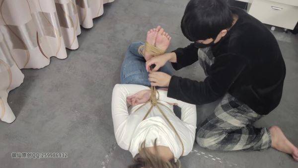 Girl Hogtied And Breathplay - upornia.com - Japan on systemporn.com